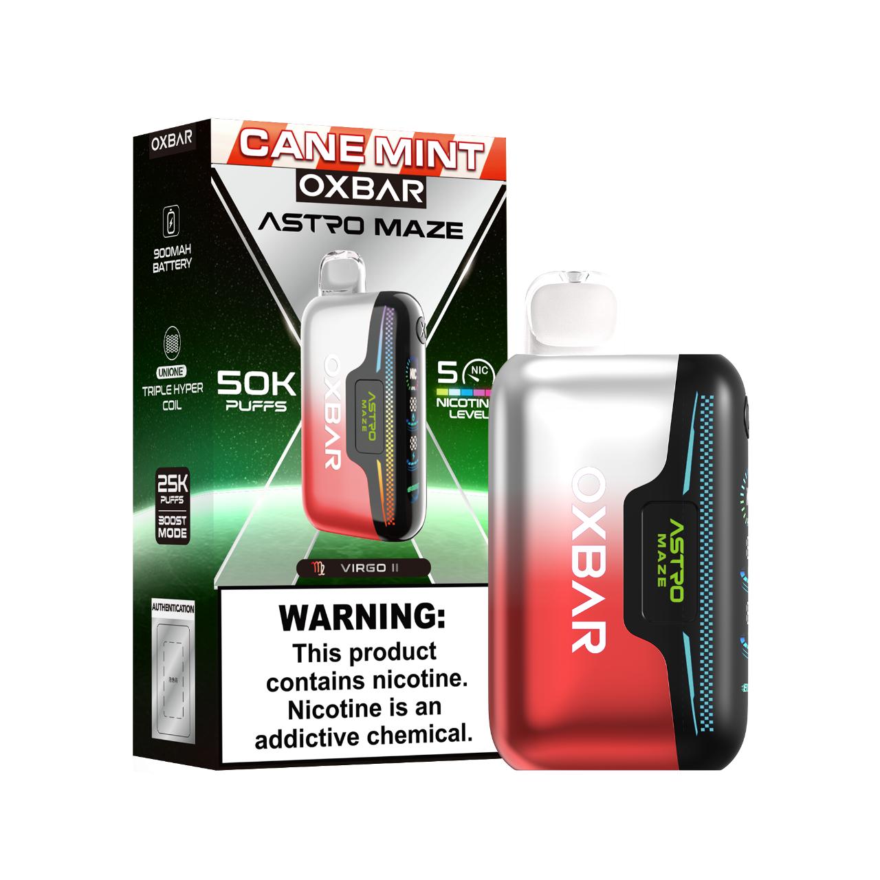 OXBAR Astro Maze 50K Puff Disposable-Cane Mint OXBAR Astro Maze 50K Puff Disposable-Cane Mint