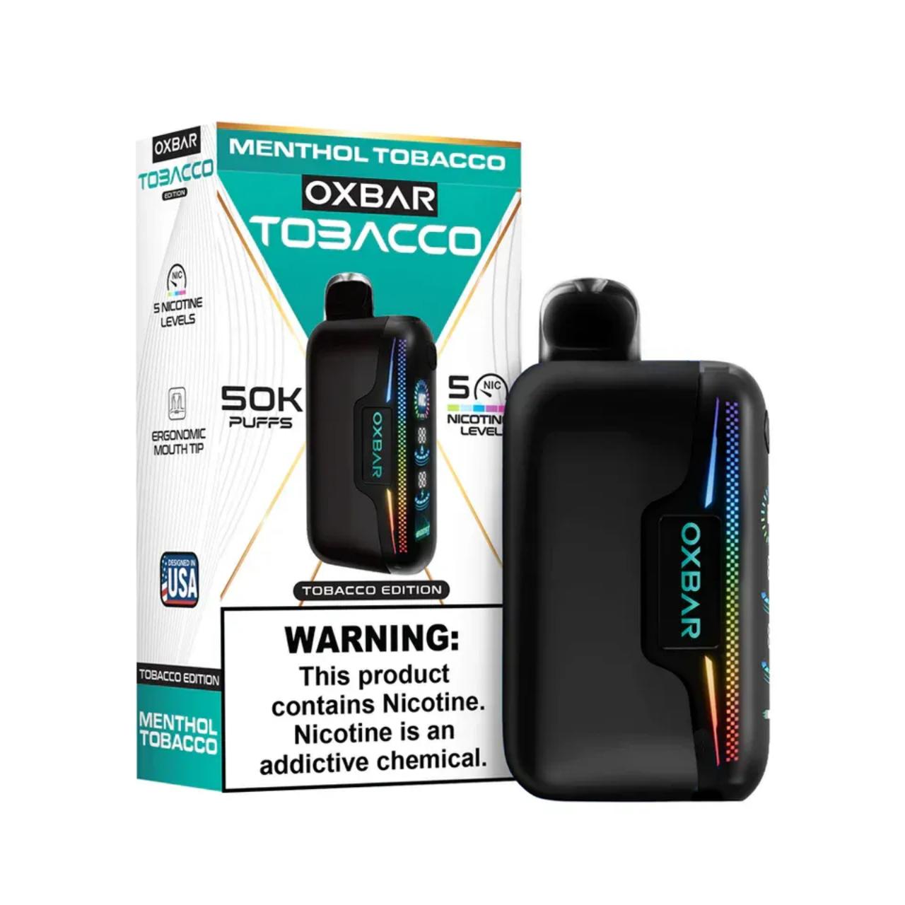 OXBAR Astro Maze 50K Puff Disposable Menthol Tobacco OXBAR Astro Maze 50K Puff Disposable Menthol Tobacco