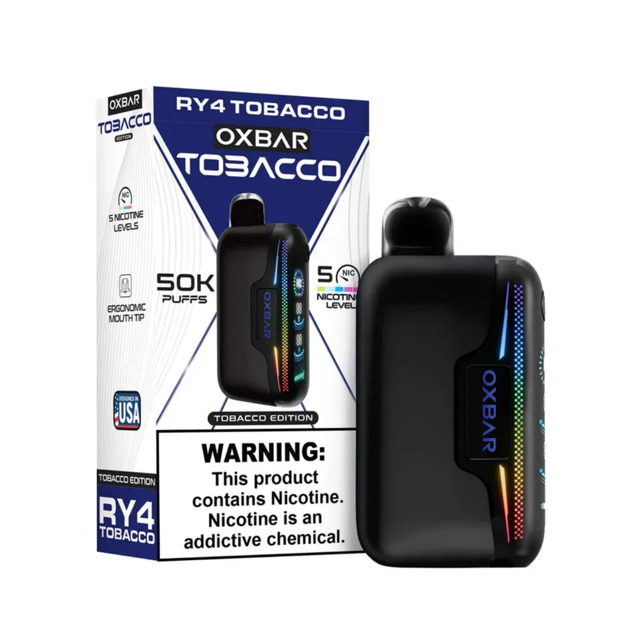 OXBAR Astro Maze 50K Puff Disposable RY4 Tobacco OXBAR Astro Maze 50K Puff Disposable RY4 Tobacco