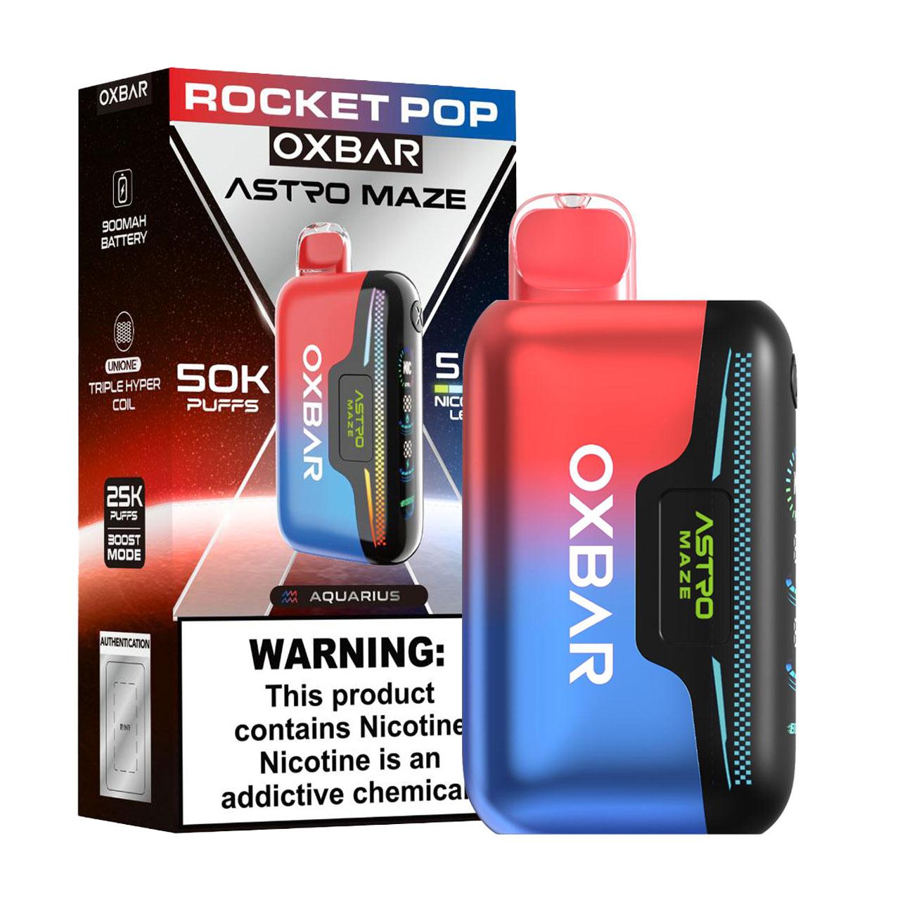OXBAR Astro Maze 50K Puff Disposable-Rocket Pop OXBAR Astro Maze 50K Puff Disposable-Rocket Pop