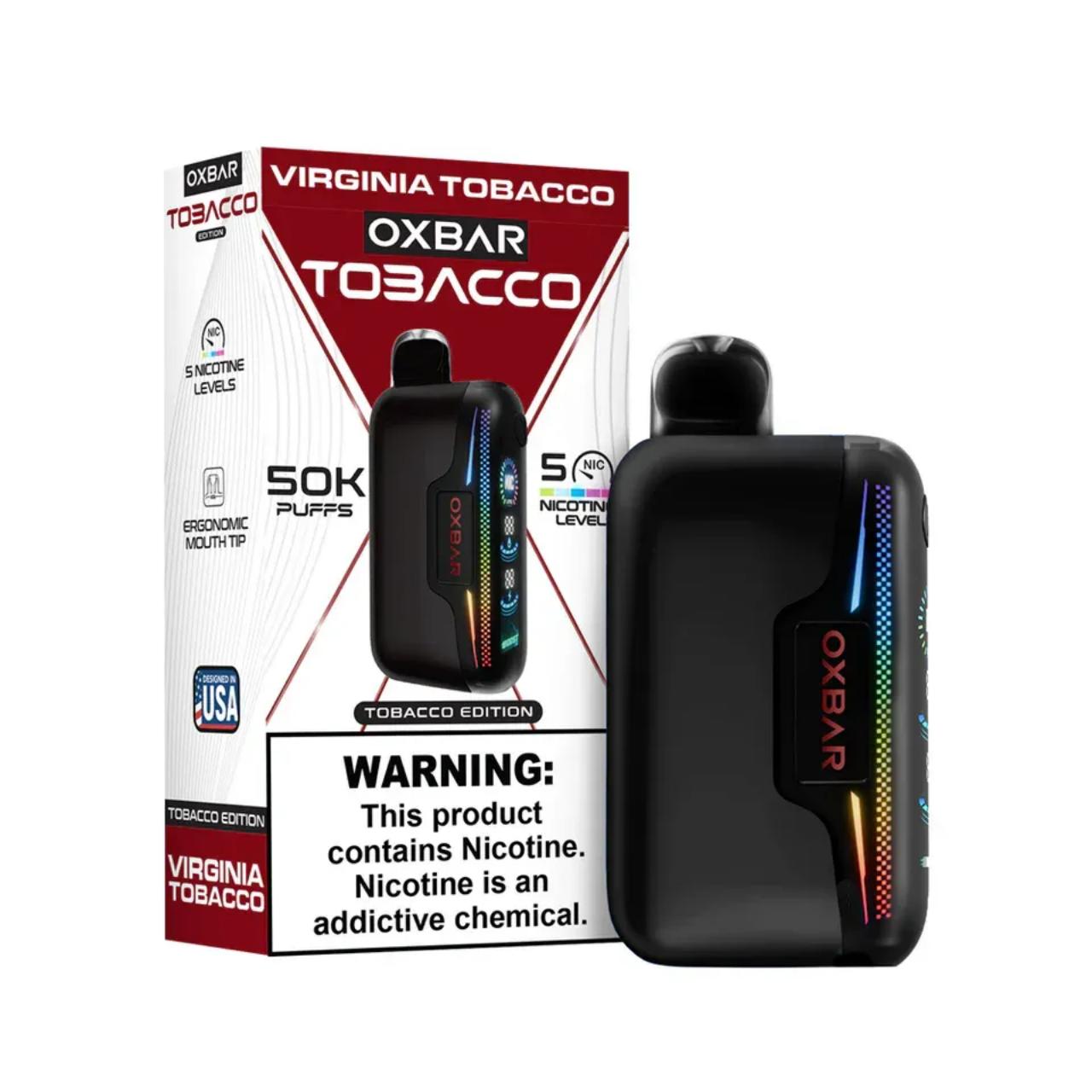OXBAR Astro Maze 50K Puff Disposable Virginia Tobacco OXBAR Astro Maze 50K Puff Disposable Virginia Tobacco
