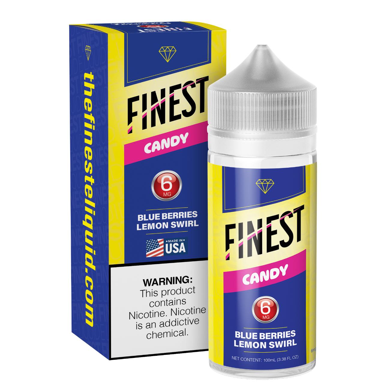 The Finest Candy Edition Blue Berries Lemon Swirl 100ml E-Liquid 6MG The Finest Candy Edition Blue Berries Lemon Swirl 100ml E-Liquid 6MG