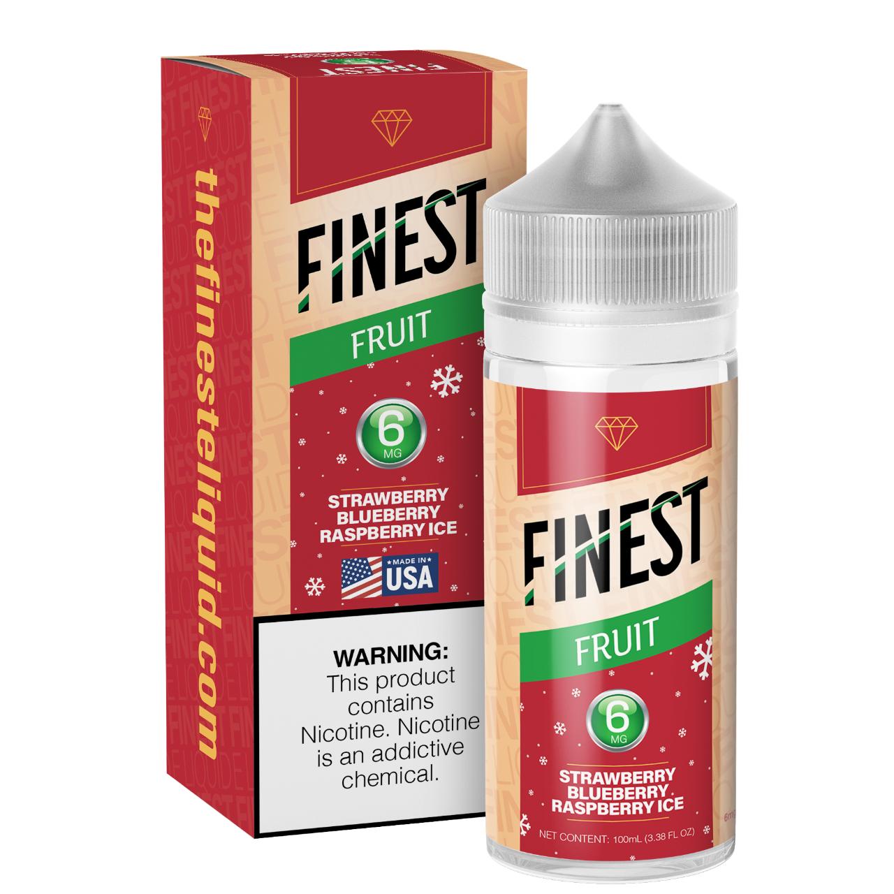 The Finest Fruit Edition Strawberry Blueberry Raspberry Ice 100ml E-Liquid 6MG The Finest Fruit Edition Strawberry Blueberry Raspberry Ice 100ml E-Liquid 6MG
