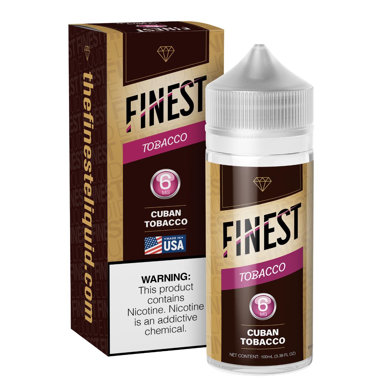 The Finest Tobacco Edition Cuban Tobacco 100ml E-Liquid 6MG The Finest Tobacco Edition Cuban Tobacco 100ml E-Liquid 6MG