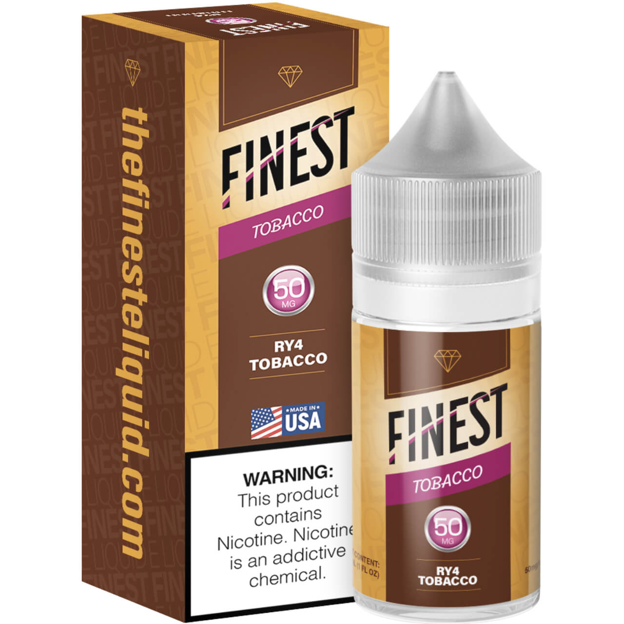 The Finest Tobacco Edition RY4 Tobacco 30ml Salt E-Liquid 50mg The Finest Tobacco Edition RY4 Tobacco 30ml Salt E-Liquid 50mg