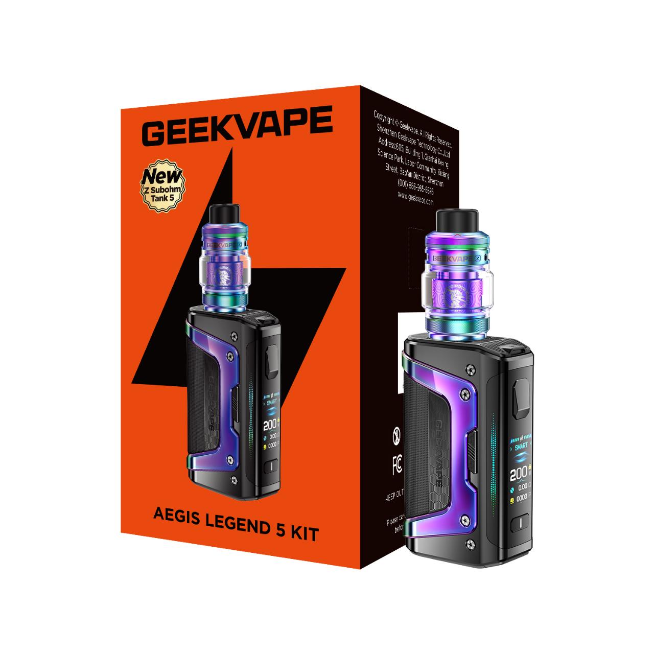 GeekVape Aegis Legend 5 Kit Aurora Rainbow GeekVape Aegis Legend 5 Kit Aurora Rainbow