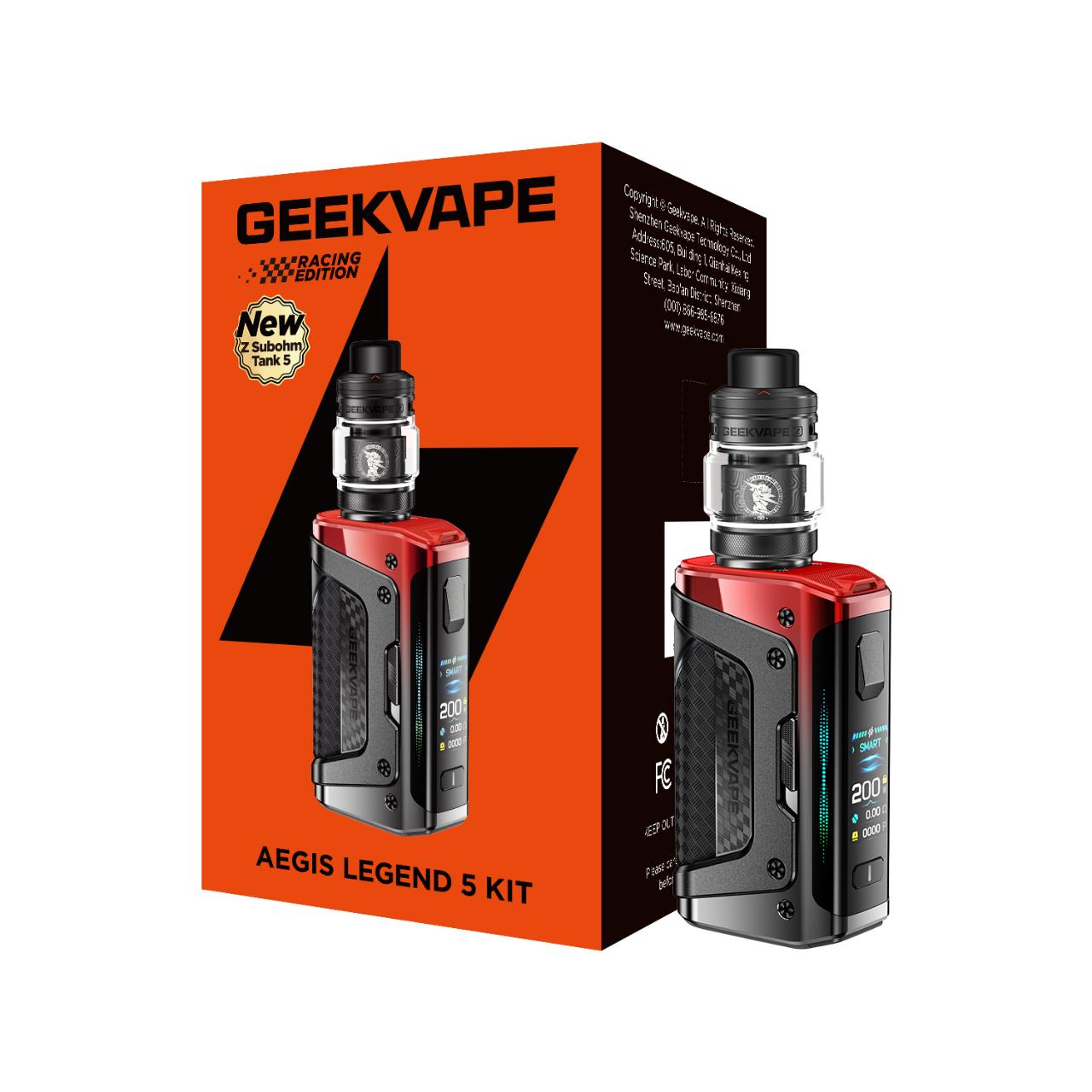 GeekVape Aegis Legend 5 Kit Turbo Red GeekVape Aegis Legend 5 Kit Turbo Red