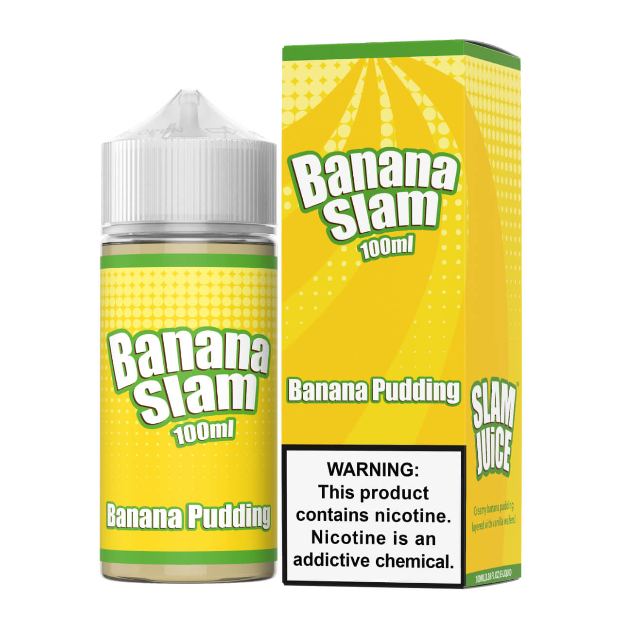 Banana Slam Banana Pudding 100ml E-Juice Banana Slam Banana Pudding 100ml E-Juice