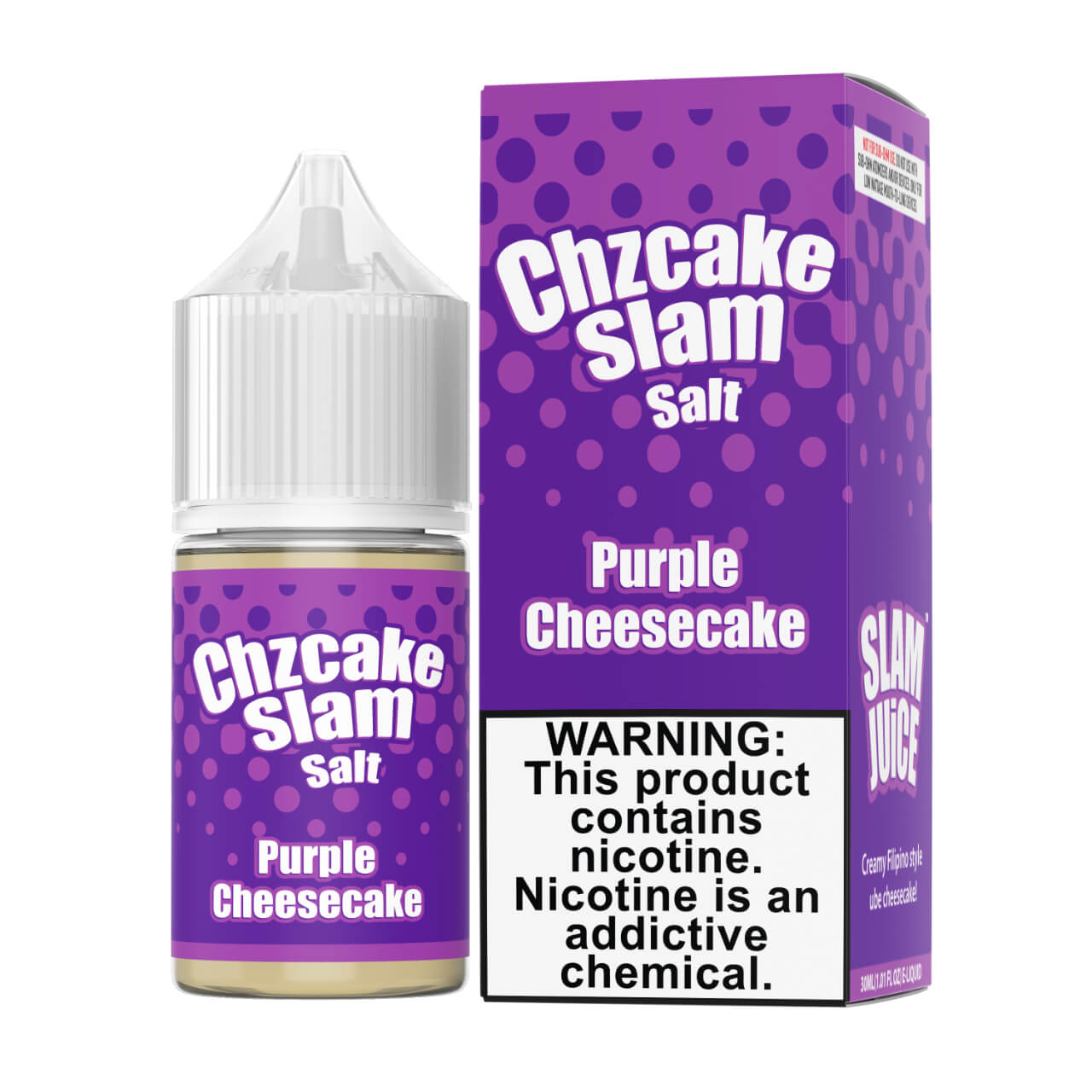 Chzcake Slam Purple Cheesecake Salt 30ml E-Juice Chzcake Slam Purple Cheesecake Salt 30ml E-Juice