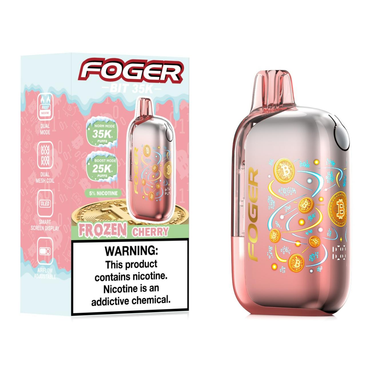 Foger BIT 35K Puff Disposable Frozen Cherry Foger BIT 35K Puff Disposable Frozen Cherry