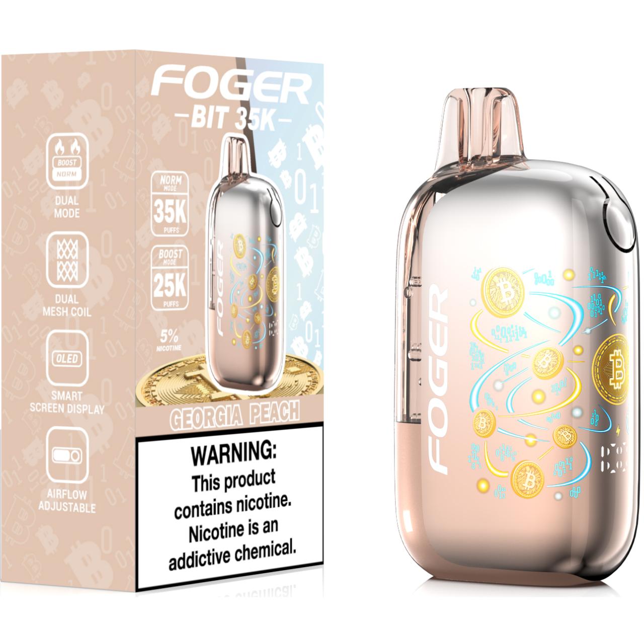 Foger BIT 35K Puff Disposable Georgia Peach Foger BIT 35K Puff Disposable Georgia Peach