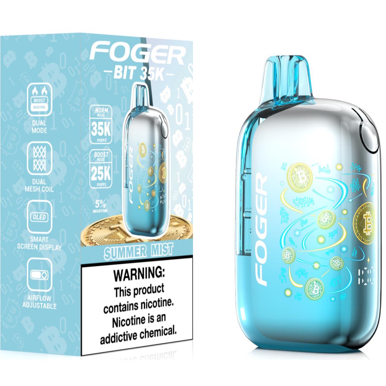 Foger BIT 35K Puff Disposable Summer Mist Foger BIT 35K Puff Disposable Summer Mist