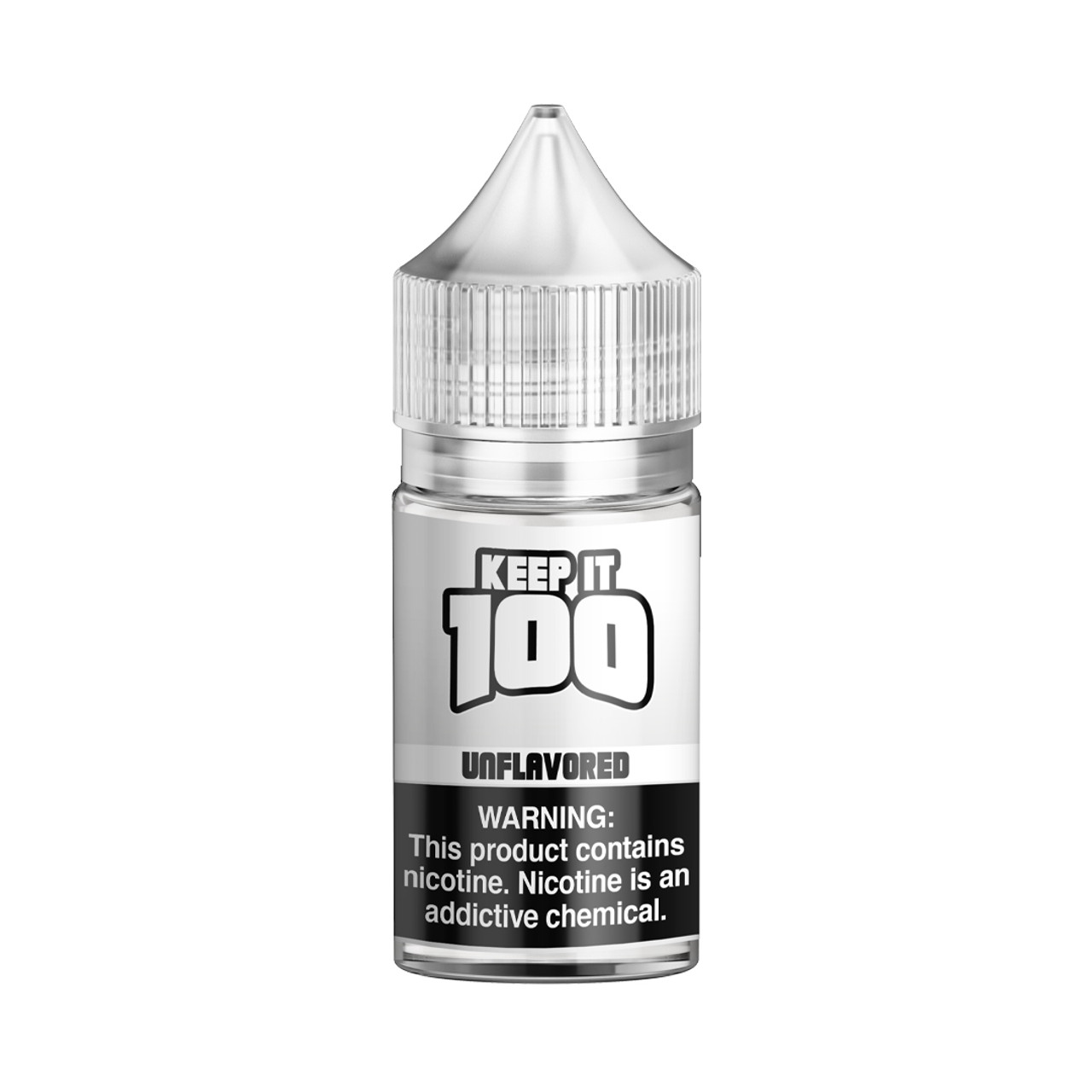 Keep it 100 Unflavored Salt 30ml E-Juice Keep it 100 Unflavored Salt 30ml E-Juice