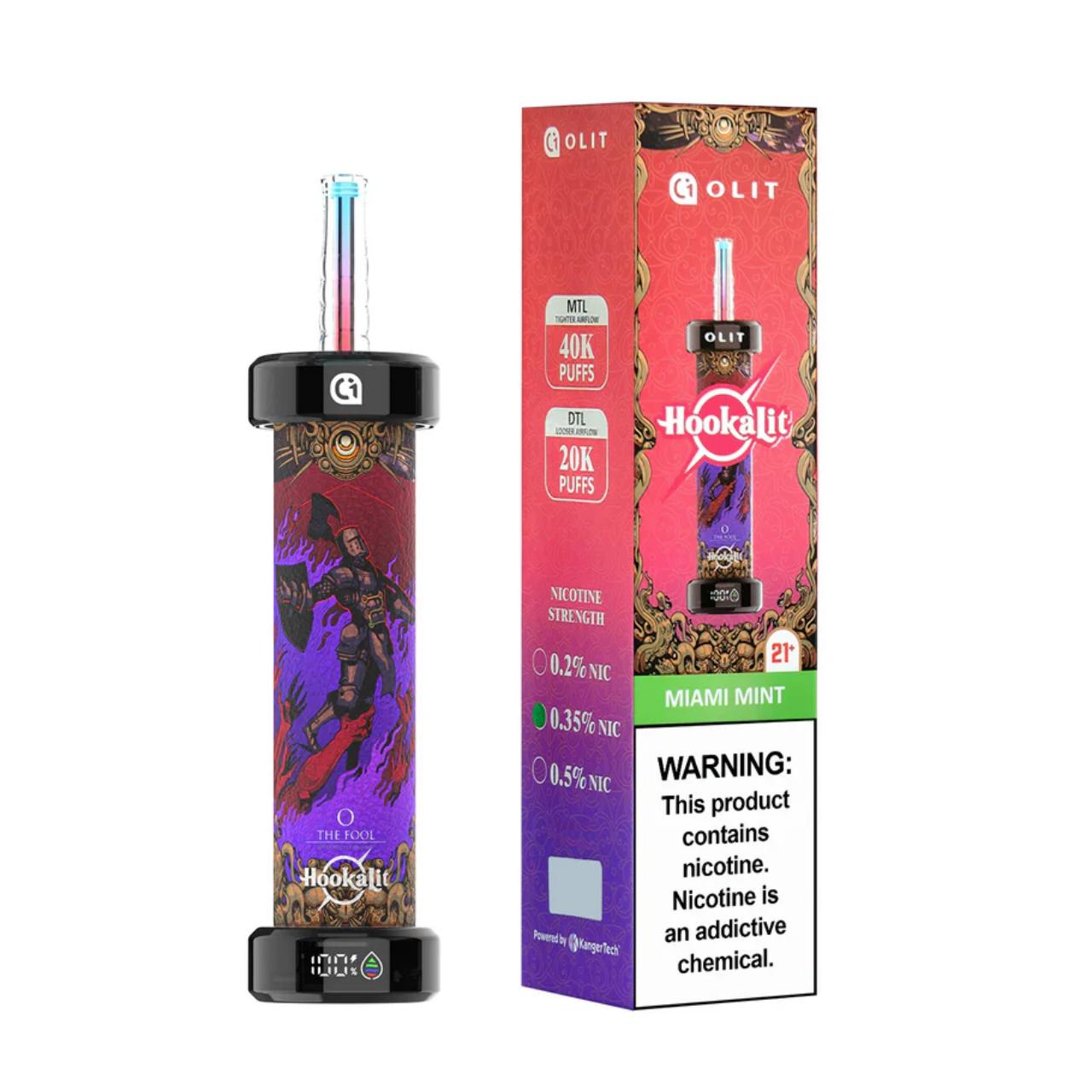 OLIT Hookahlit 40000 Puff Disposable Miami Mint
