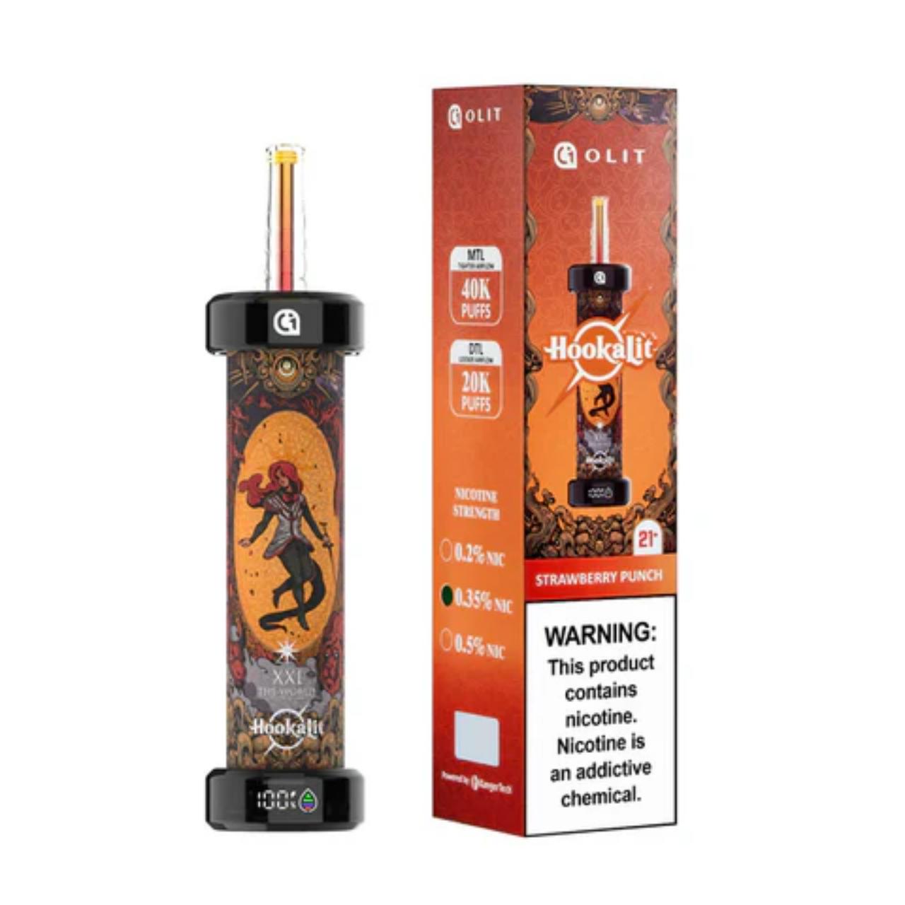 OLIT Hookahlit 40000 Puff Disposable Strawberry Punch