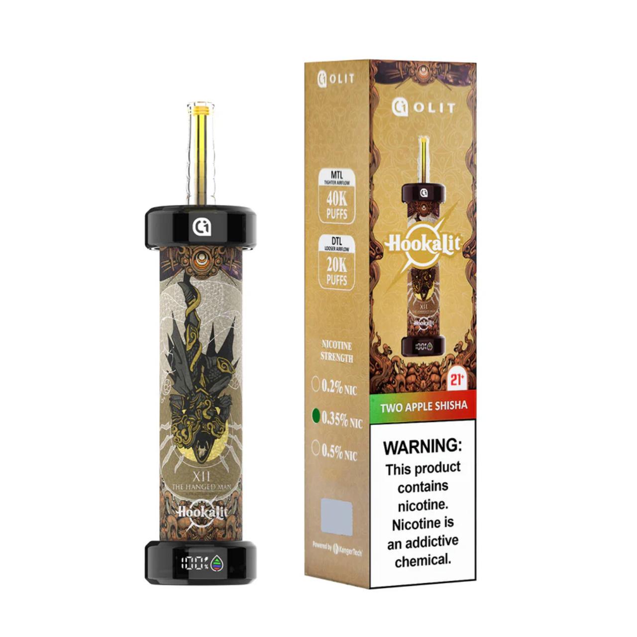 OLIT Hookahlit 40000 Puff Disposable Two Apple Shisha