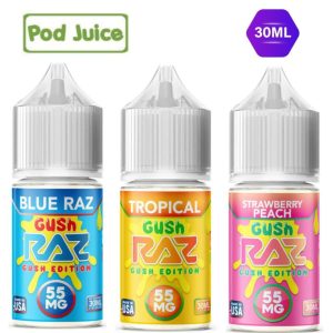Pod Juice x RAZ Salt Tobacco Free Nicotine 30ml E-Juice 20 MG