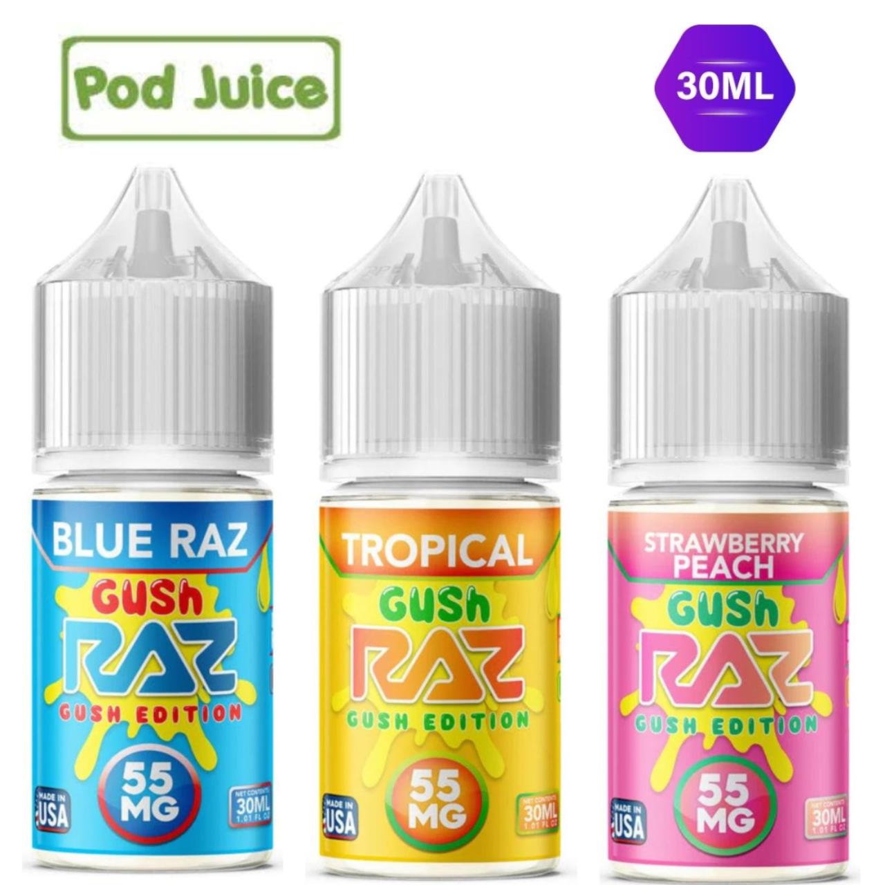 Pod Juice x RAZ Salt Tobacco Free Nicotine 30ml E-Juice 20 MG