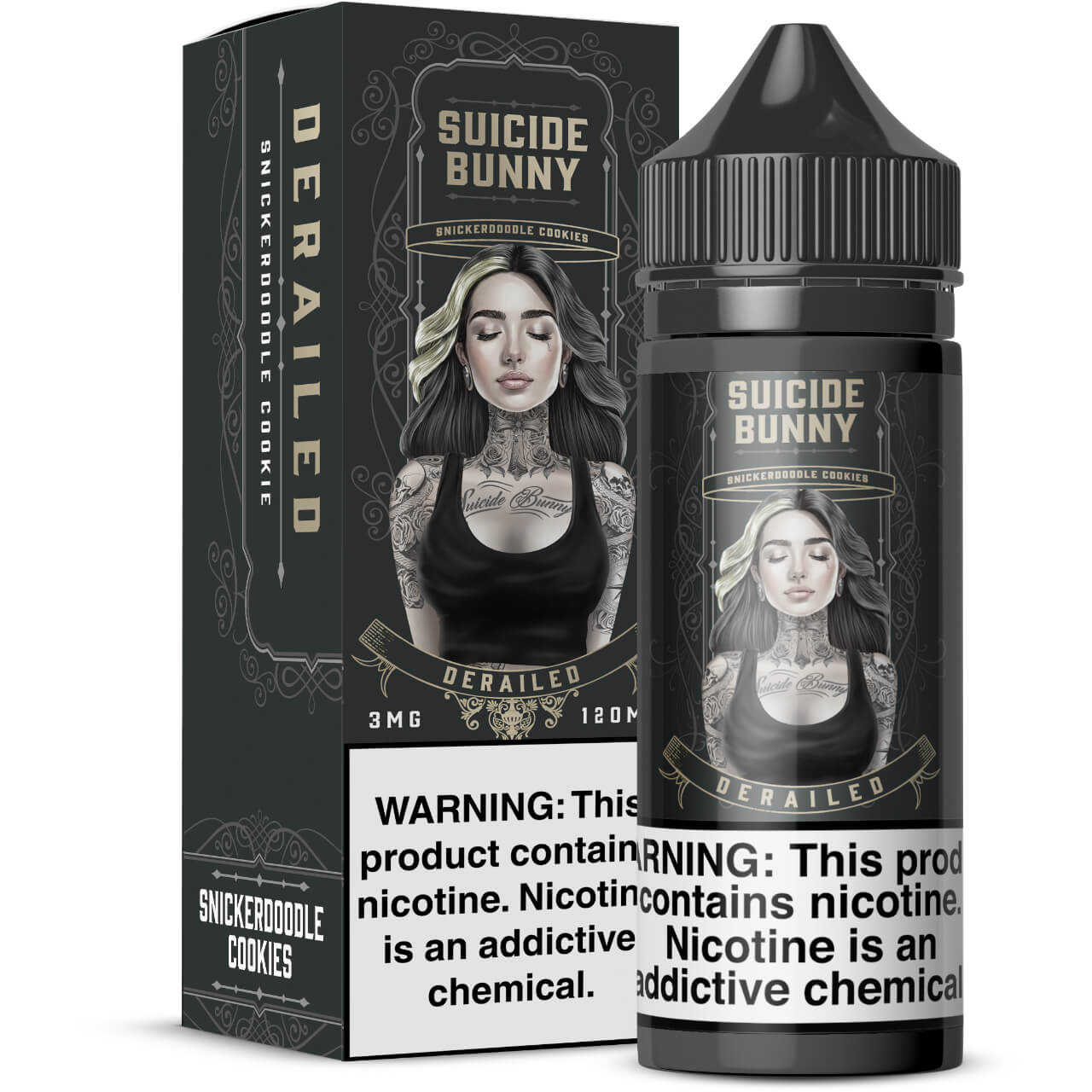 Suicide Bunny Derailed 120ml E-Juice Suicide Bunny Derailed 120ml E-Juice