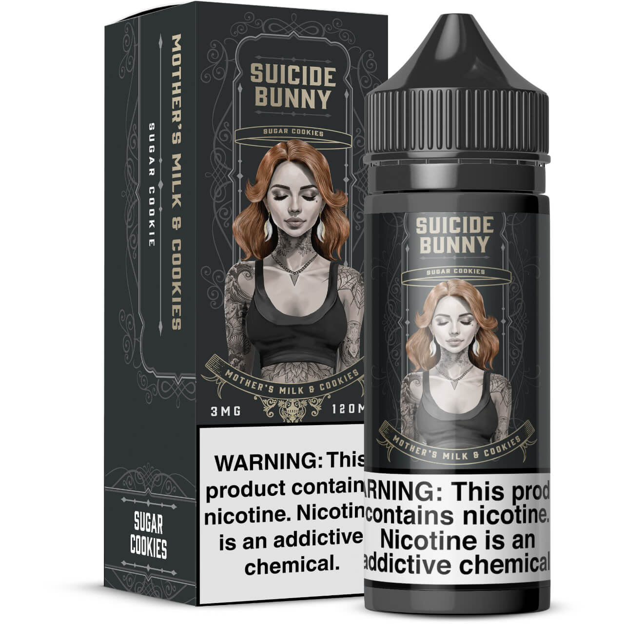 Suicide Bunny Mothers Milk and Cookies 120ml E-Juice Suicide Bunny Mothers Milk and Cookies 120ml E-Juice