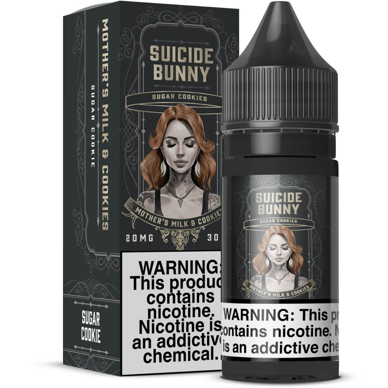 Suicide Bunny Mothers Milk and Cookies 30ml Salt E-Juice Suicide Bunny Mothers Milk and Cookies 30ml Salt E-Juice