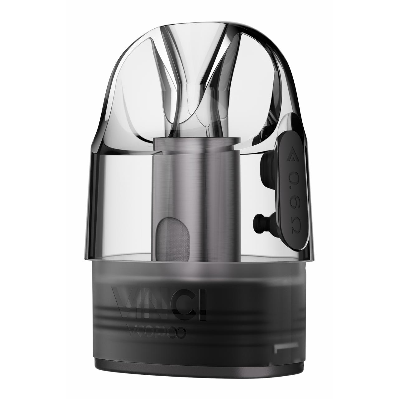 VooPoo Vinci E Replacement Pod Cartridge - 2PK 0.6 Ω Front VooPoo Vinci E Replacement Pod Cartridge - 2PK 0.6 Ω Front