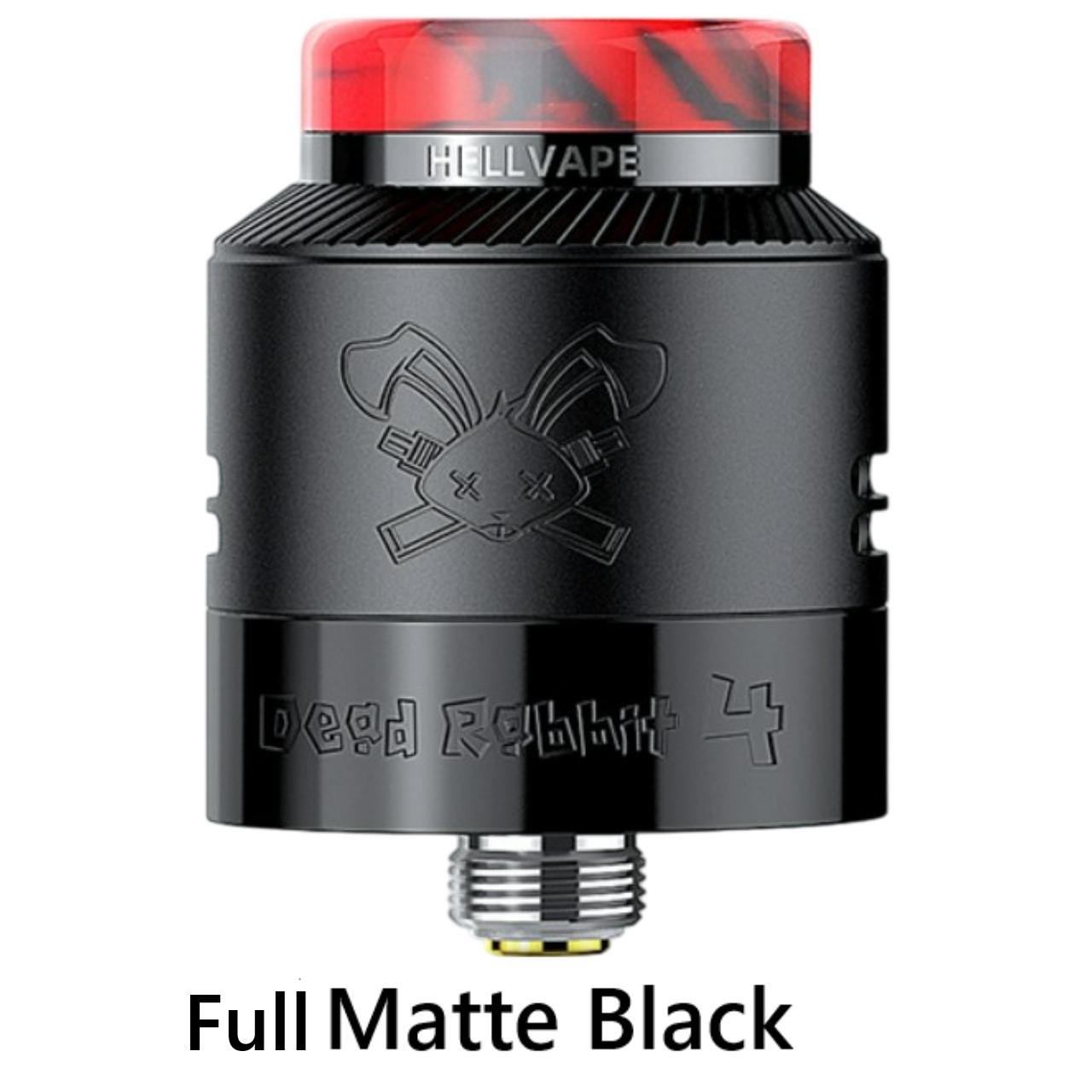 HellVape Dead Rabbit 4 RDA Full Matte Black HellVape Dead Rabbit 4 RDA Full Matte Black