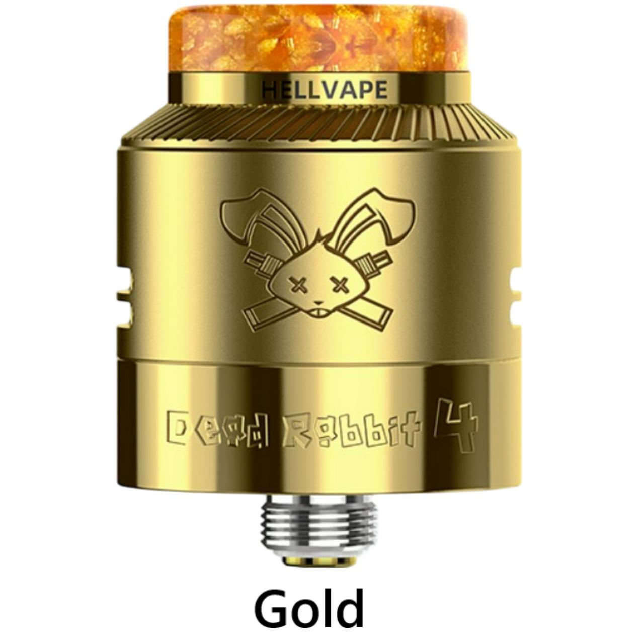 HellVape Dead Rabbit 4 RDA Gold HellVape Dead Rabbit 4 RDA Gold