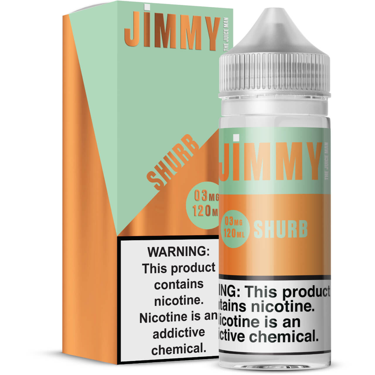Jimmy The Juice Man MG Shurb 120ml E-Juice 3mg Jimmy The Juice Man MG Shurb 120ml E-Juice 3mg