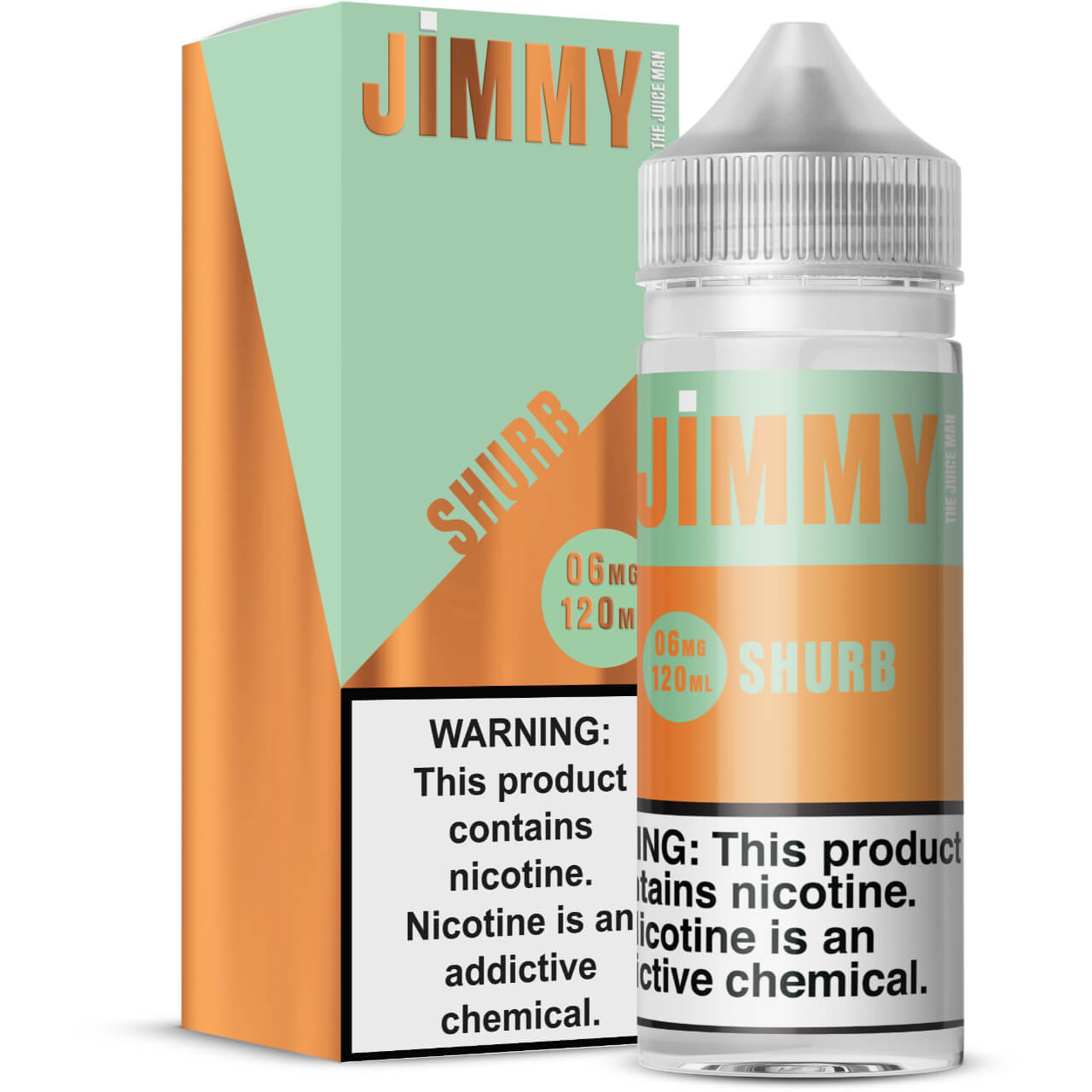 Jimmy The Juice Man MG Shurb 120ml E-Juice 6mg Jimmy The Juice Man MG Shurb 120ml E-Juice 6mg
