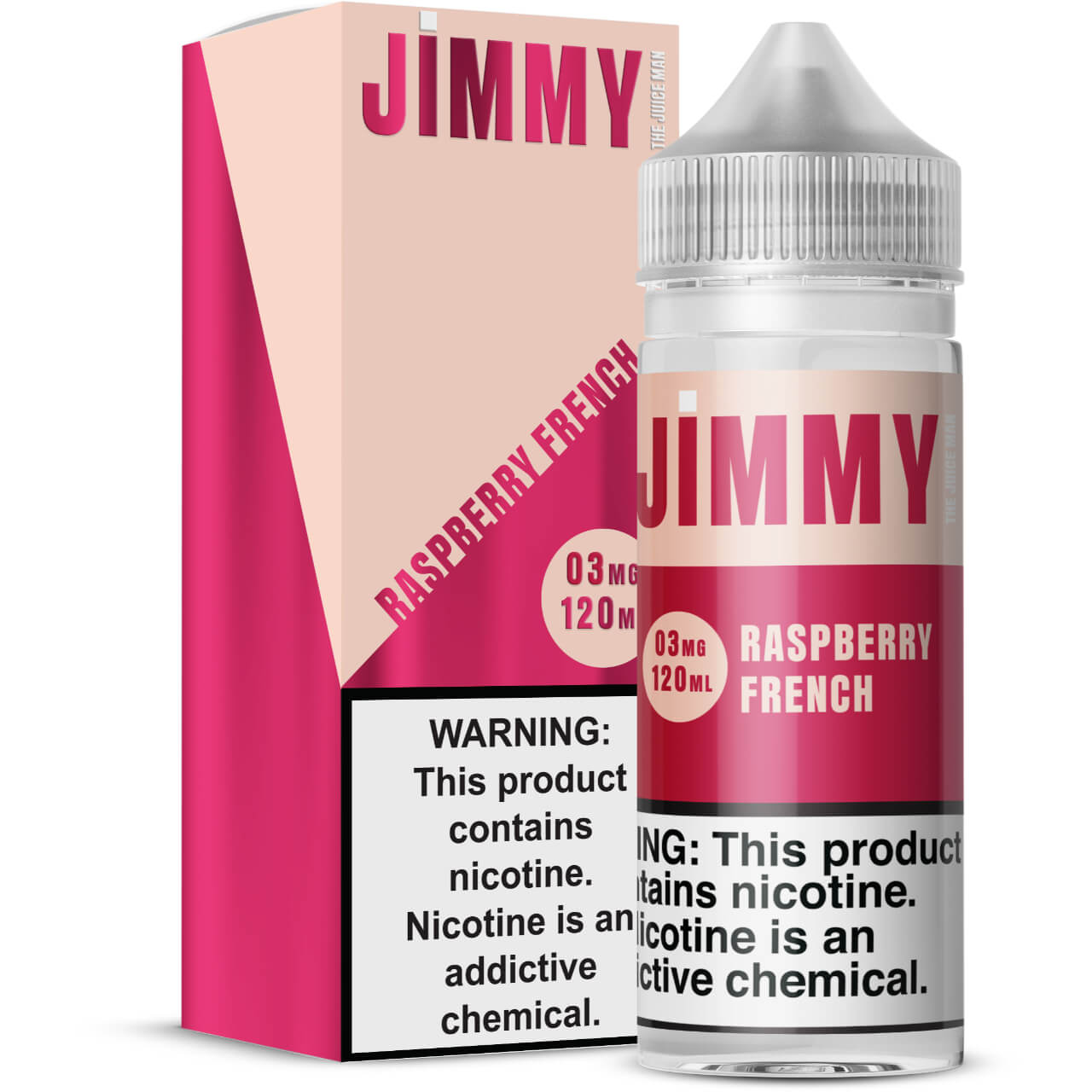 Jimmy The Juice Man Raspberry French 120ml E-Juice 3mg Jimmy The Juice Man Raspberry French 120ml E-Juice 3mg