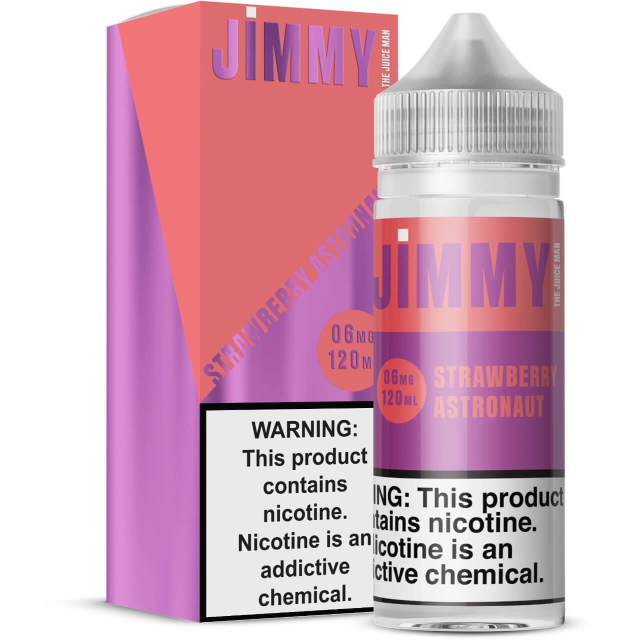 Jimmy The Juice Man Strawberry Astronaut 120ml E-Juice 6mg Jimmy The Juice Man Strawberry Astronaut 120ml E-Juice 6mg