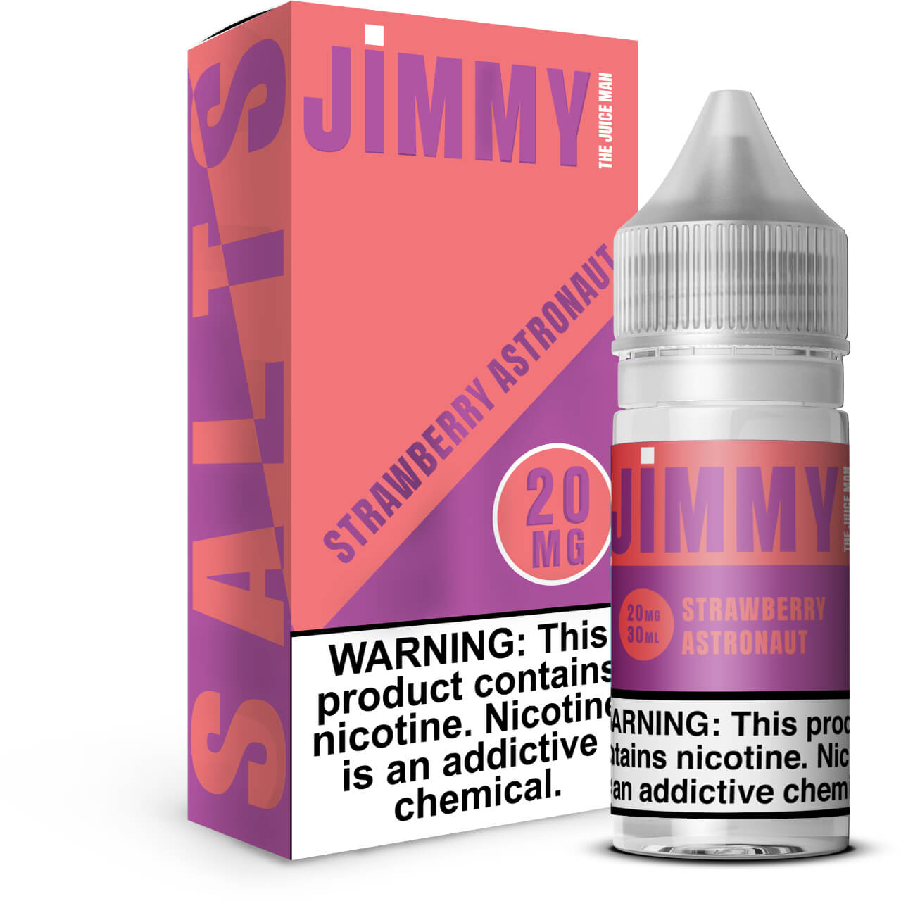 Jimmy The Juice Man Strawberry Astronaut 30ml Salt E-Juice Jimmy The Juice Man Strawberry Astronaut 30ml Salt E-Juice