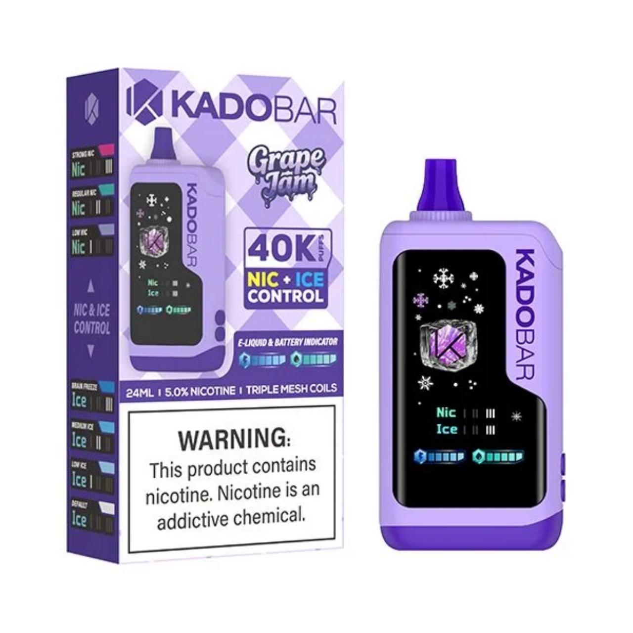 Kado-Bar-NI40K-Puff-Disposable-Grape-Jam Kado-Bar-NI40K-Puff-Disposable-Grape-Jam