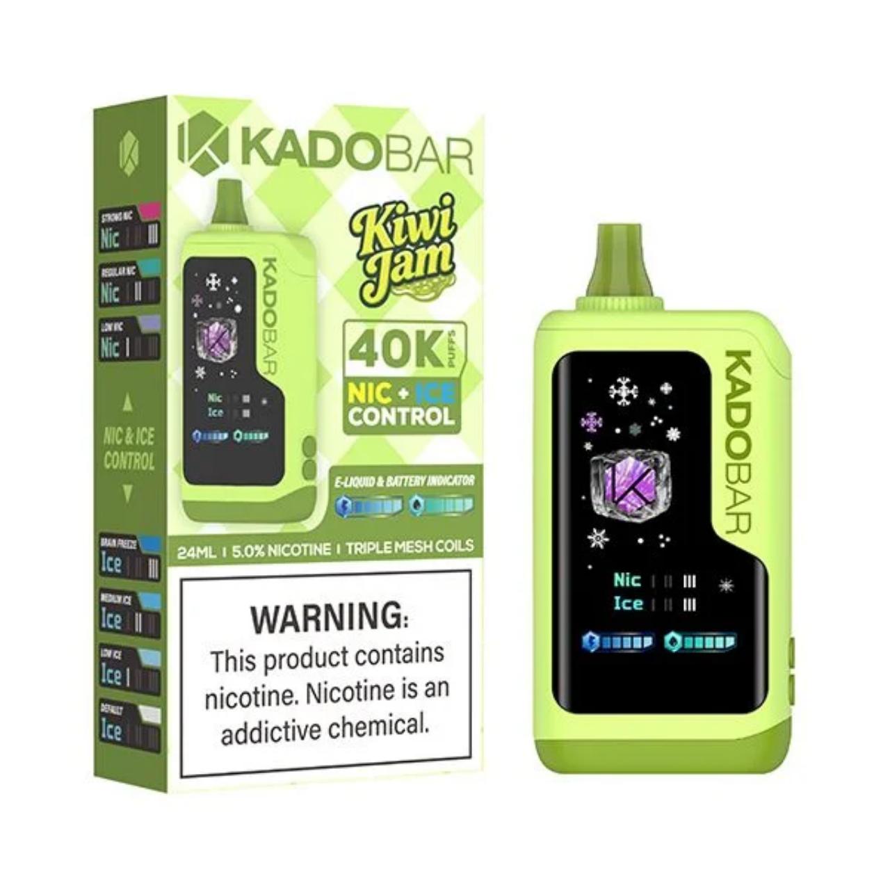Kado-Bar-NI40K-Puff-Disposable-Kiwi-Jam Kado-Bar-NI40K-Puff-Disposable-Kiwi-Jam