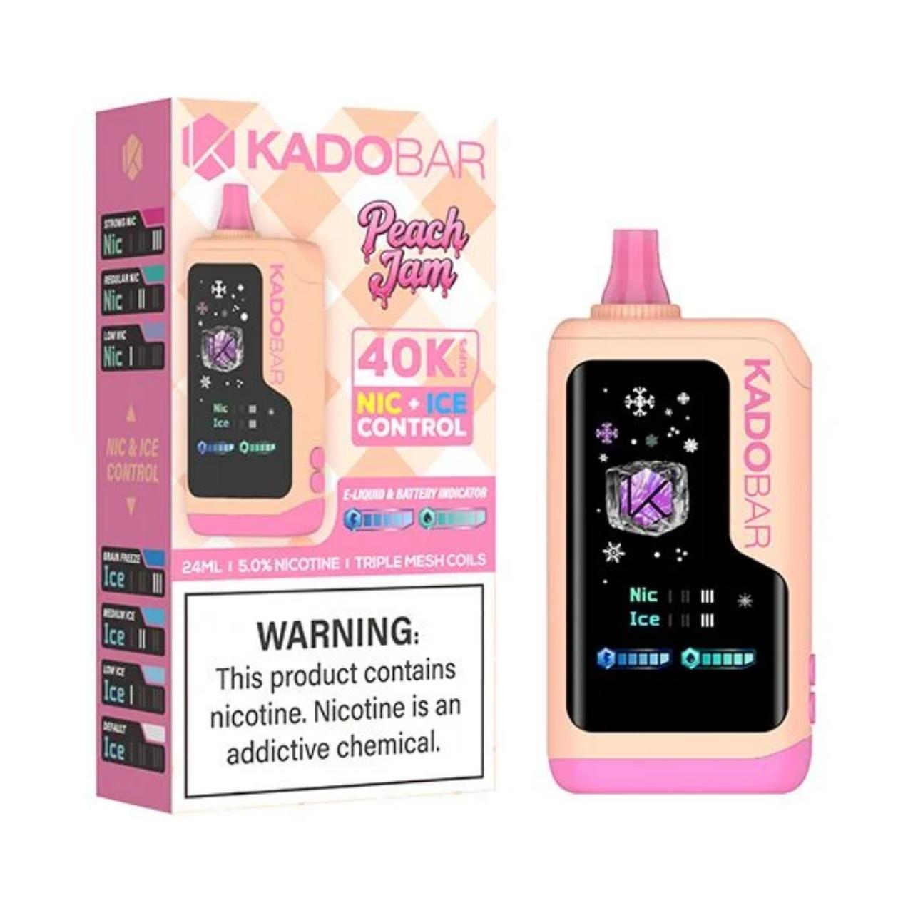 Kado-Bar-NI40K-Puff-Disposable-Peach-Jam Kado-Bar-NI40K-Puff-Disposable-Peach-Jam