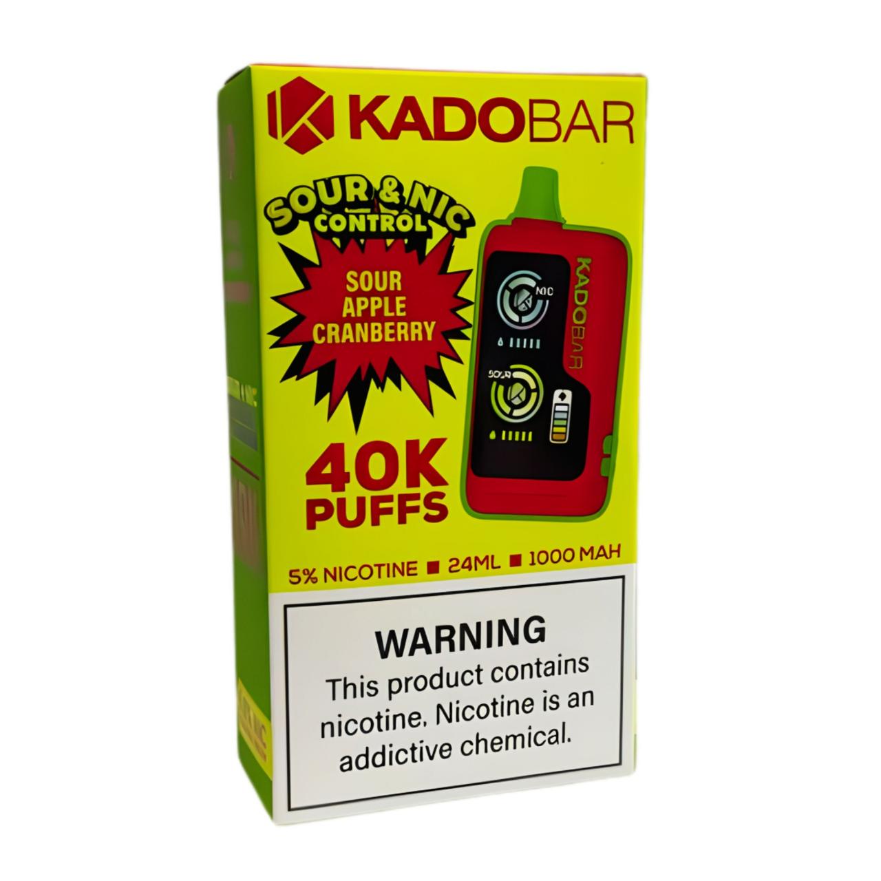 Kado-Bar-NI40K-Puff-Disposable-Sour-Apple-Cranberry Kado-Bar-NI40K-Puff-Disposable-Sour-Apple-Cranberry