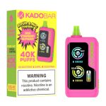 Kado-Bar-NI40K-Puff-Disposable-Sour-Strawberry-Raspberry
