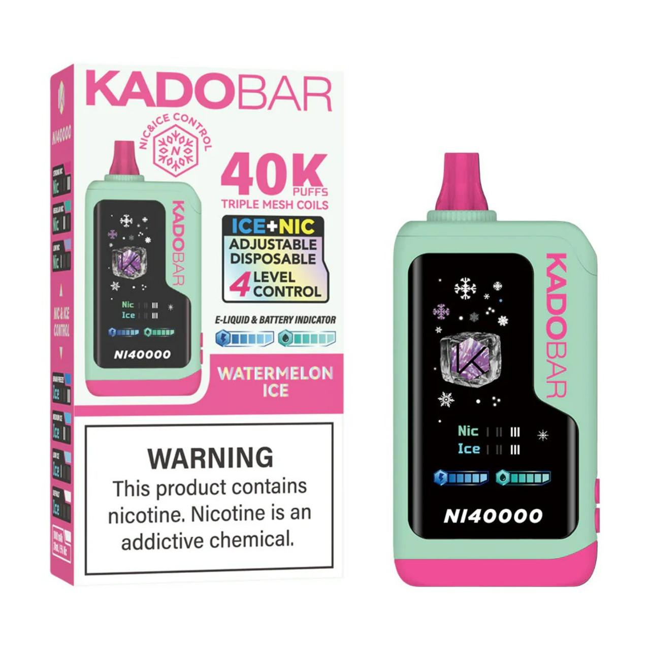 Kado Bar NI40K Puff Disposable Watermelon Ice Kado Bar NI40K Puff Disposable Watermelon Ice