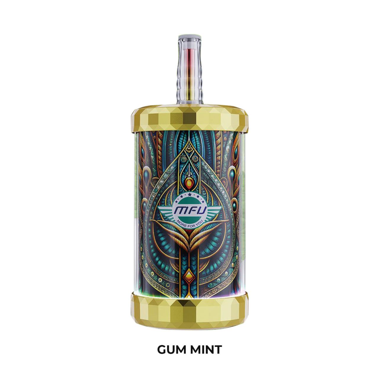MFU SHISHA X3 Hookah 150000 Puff Disposable-Gum Mint