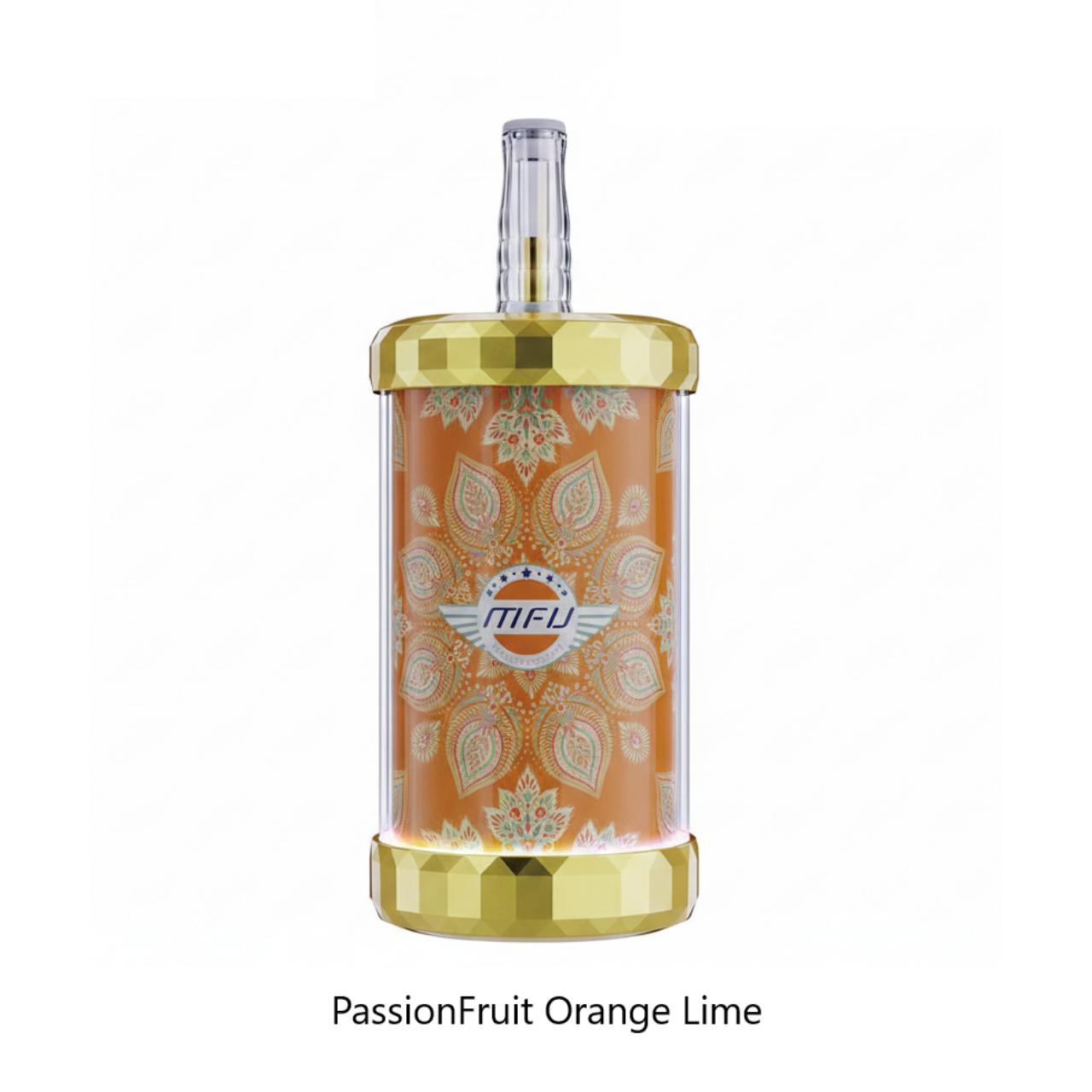 MFU SHISHA X3 Hookah 150000 Puff Disposable PassionFruit Orange Lime