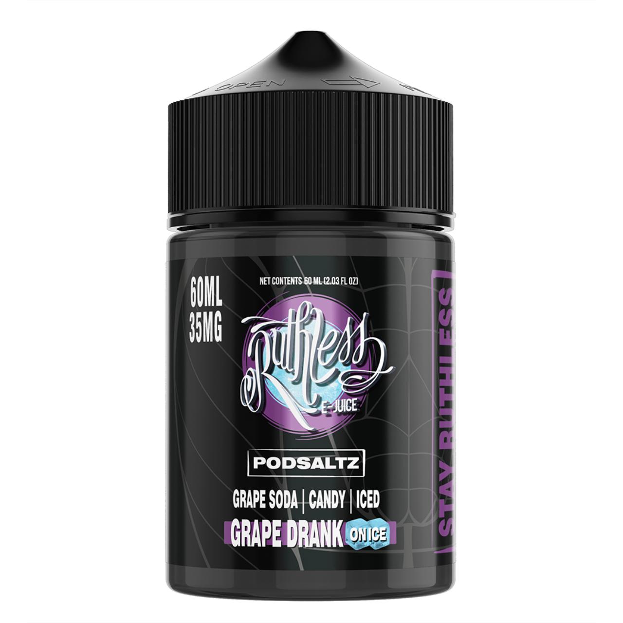 Ruthless Grape Drank On Ice Salt 60ml E-Juice Ruthless Grape Drank On Ice Salt 60ml E-Juice