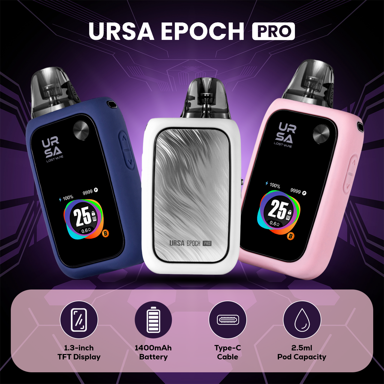 URSA-EPOCH-PRO Lost Vape Ursa Epoch Pro Pod Kit