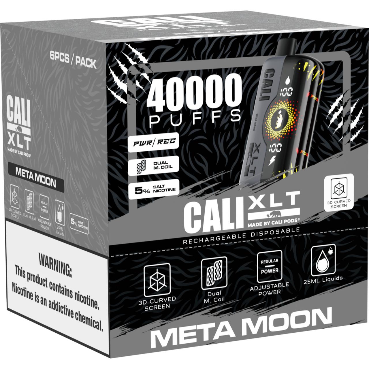 Cali XLT 40000 Puff Disposable Meta Moon Cali XLT 40000 Puff Disposable Meta Moon