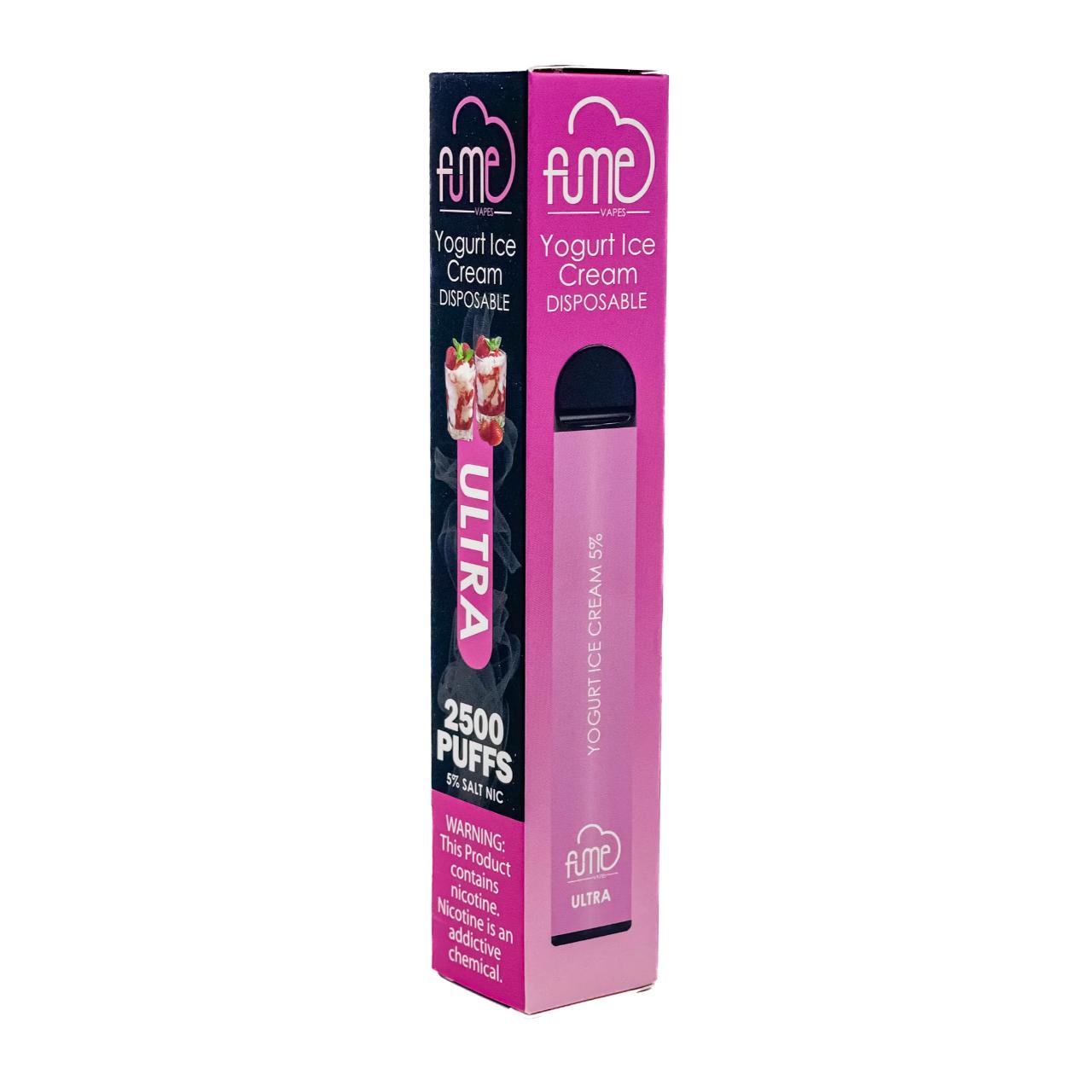 FUME Ultra 2500 Puff Disposable Yogurt Ice Cream FUME Ultra 2500 Puff Disposable Yogurt Ice Cream