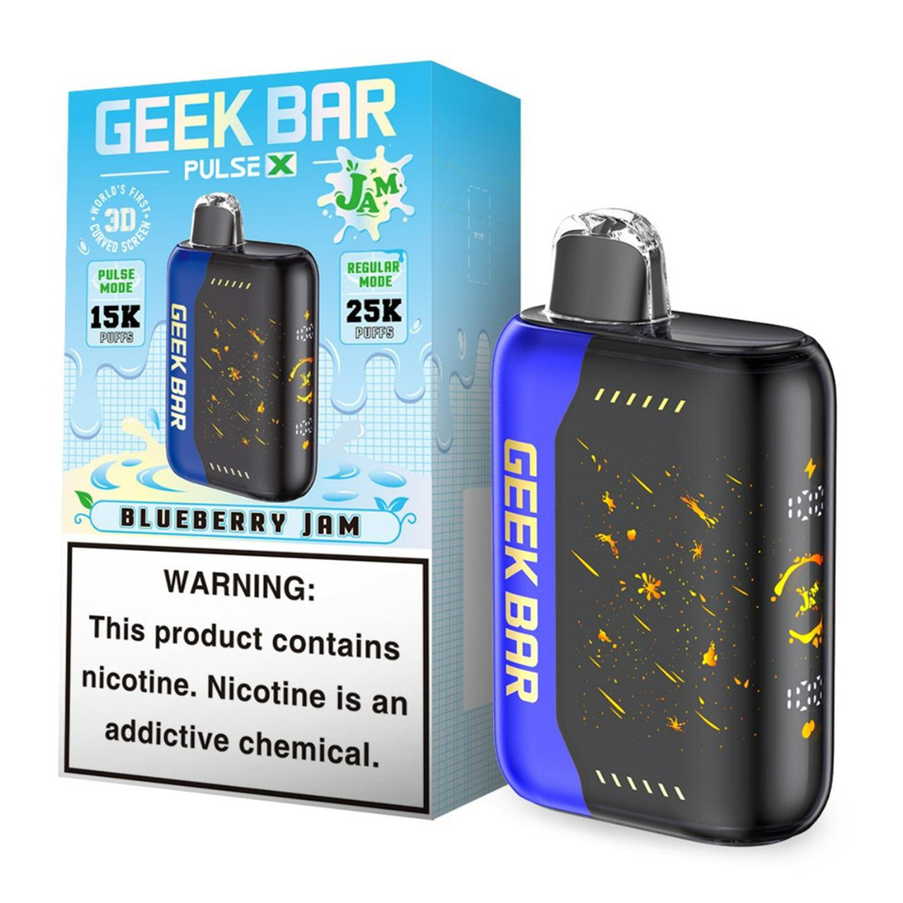 Geek bar Pulse X 25000 Puff Disposable Jam Edition-Blueberry Jam Geek bar Pulse X 25000 Puff Disposable Jam Edition-Blueberry Jam