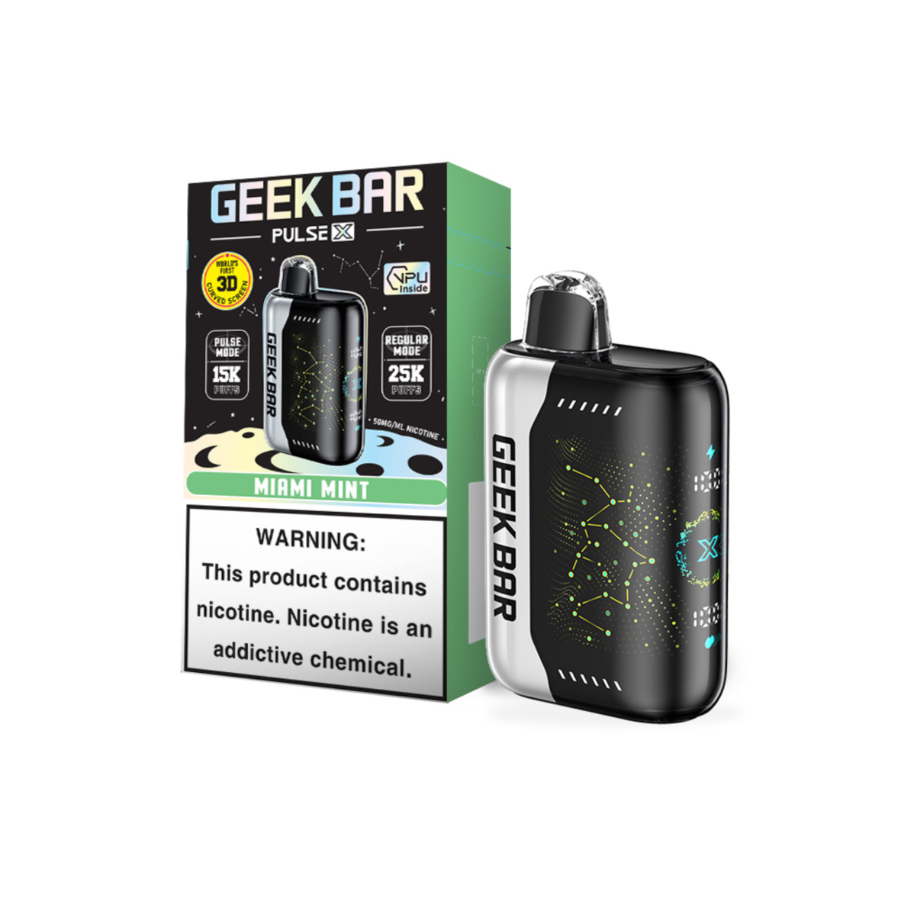 Geek bar Pulse X 25000 Puff Disposable-Miami Mint Geek bar Pulse X 25000 Puff Disposable-Miami Mint