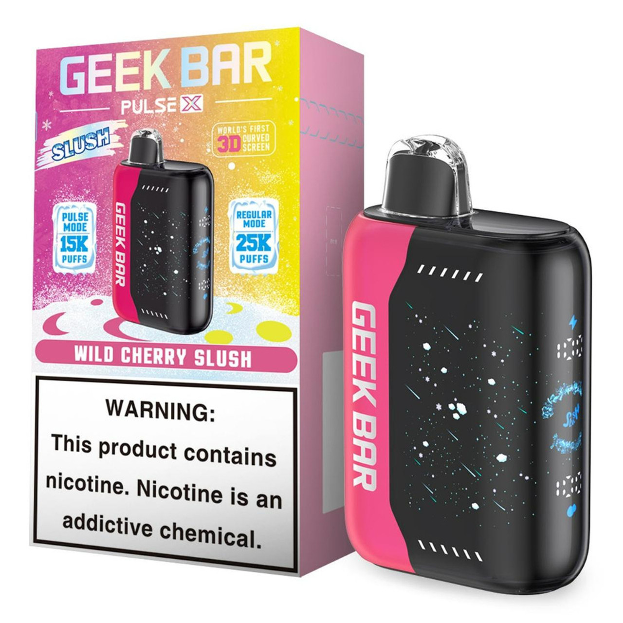 Geek bar Pulse X 25000 Puff Disposable Slush Edition-Wild Cherry Slush Geek bar Pulse X 25000 Puff Disposable Slush Edition-Wild Cherry Slush