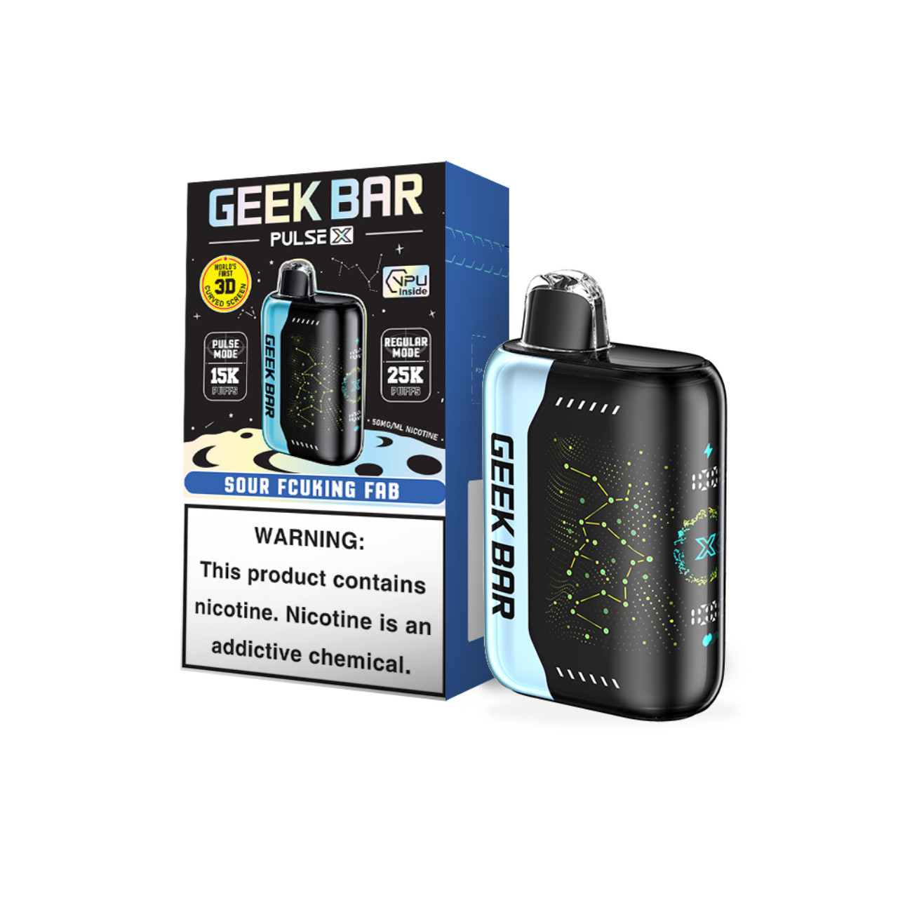 Geek bar Pulse X 25000 Puff Disposable-Sour Fcuking Fab Geek bar Pulse X 25000 Puff Disposable-Sour Mango Pineapple