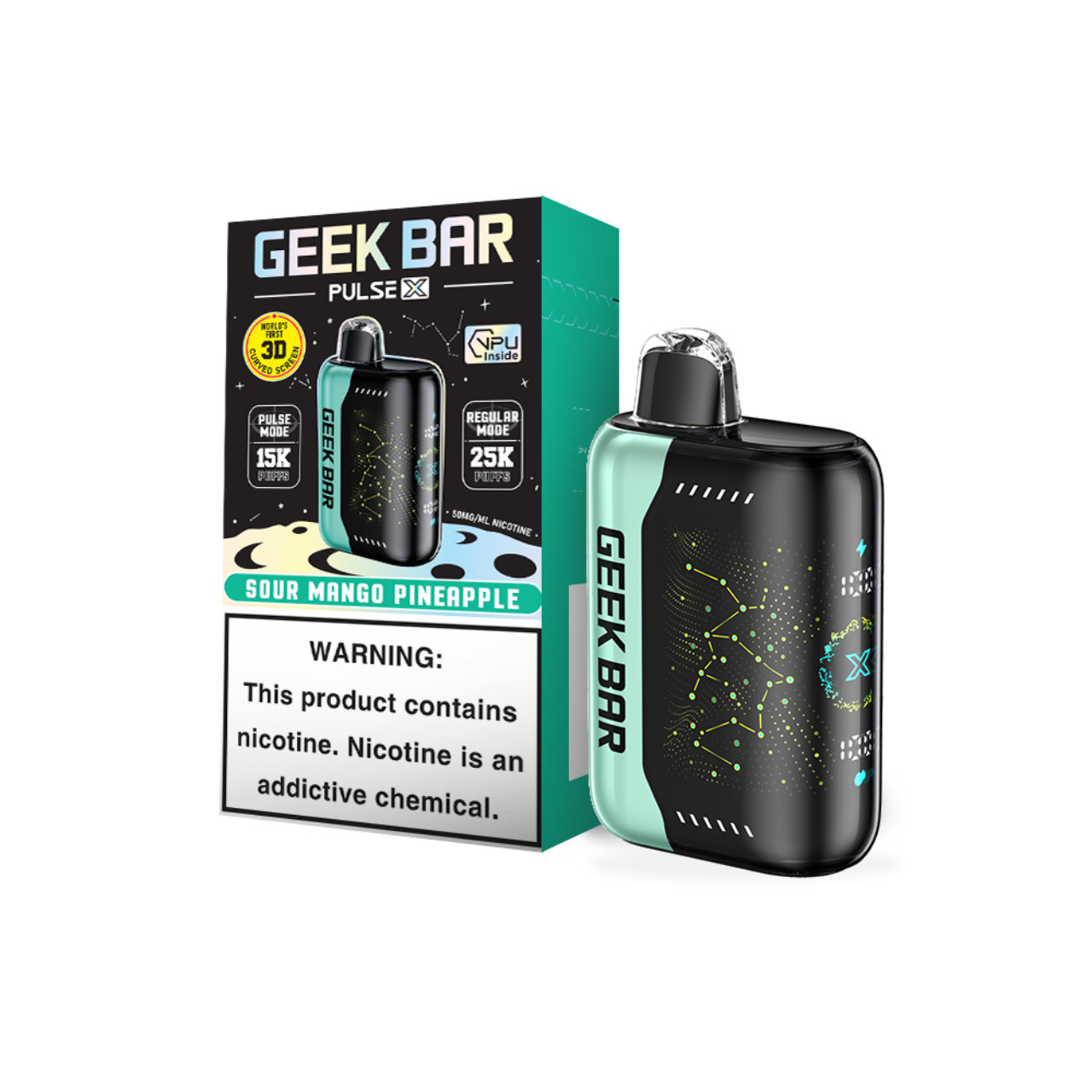 Geek bar Pulse X 25000 Puff Disposable-Sour Mango Pineapple Geek bar Pulse X 25000 Puff Disposable-Sour Mango Pineapple